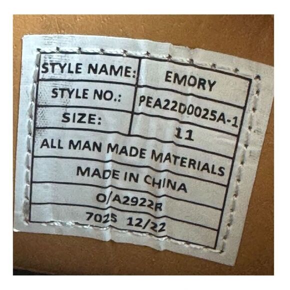 Perry Ellis Men's Brown Oxford Dress Shoes Size 11 Lace Up - Picture 8 of 9